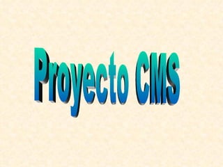 Proyecto CMS 