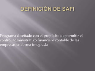 PresentacióN Safi
