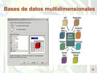 Bases de datos multidimensionales 