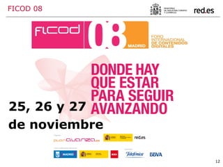 FICOD 08 25, 26 y 27  de noviembre 