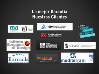 La mejor Garantía
Nuestros Clientes
 