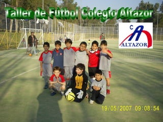 Taller de Fútbol Colegio Altazor 
