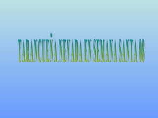 TARANCUEÑA NEVADA EN SEMANA SANTA 08 