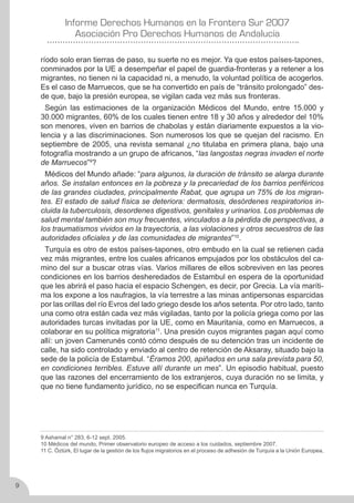 Derechos Humanos en la frontera sur 2007