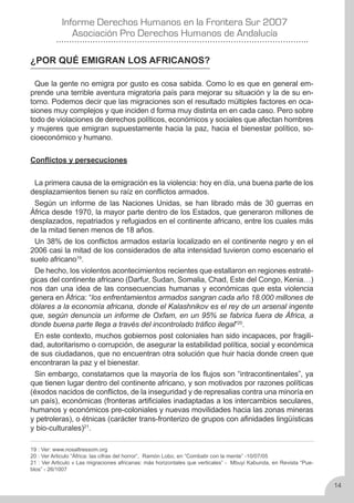 Derechos Humanos en la frontera sur 2007