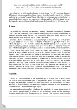 Derechos Humanos en la frontera sur 2007