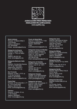 Derechos Humanos en la frontera sur 2007