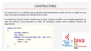 Programación 3: Clases y objetos en Java | PDF