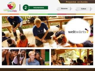 !Construyamos juntos un mundo más feliz! Gracias por estar aquí
 