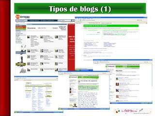 Tipos de blogs (1)Tipos de blogs (1)
 