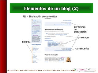 Elementos de un blog (2)Elementos de un blog (2)
 