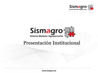 Presentación Institucional
 