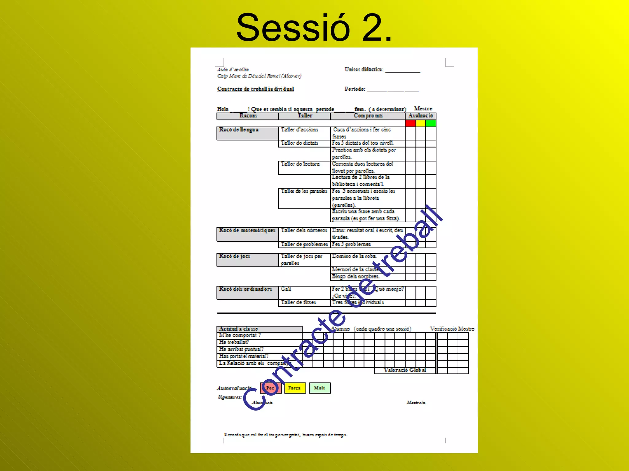 Sessió 2. Contracte de treball 