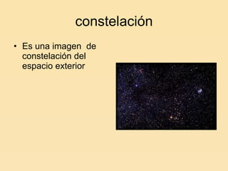 constelación Es una imagen  de constelación del espacio exterior  