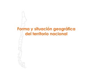  Tricontinentalidad.APRENDIZAJES ESPERADOS Conocer las características generales del territorio nacional: forma y emplazamiento, tricontinentalidad, territorio marítimo.MATERIALES Libro del Alumno, Tomo III, Capítulo 2, páginas 114 a 116 . 
