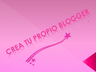 . . Crea tu propio blogger 