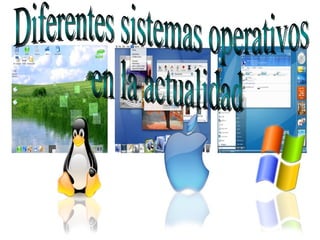 Diferentes sistemas operativos en la actualidad 
