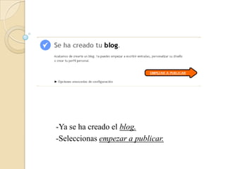 -Eliges una plantilla, haces clic la que te guste.-Seleccionas continuar.