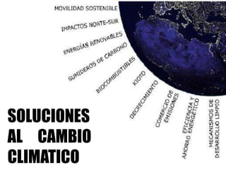 SOLUCIONES AL CAMBIO CLIMATICO 