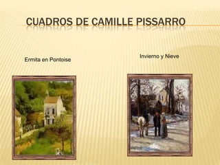       Cuadros de camille pissarroInvierno y NieveErmita en Pontoise 