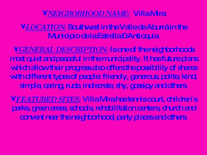 My Neighborhood