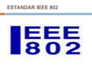 ESTANDAR IEEE 802   