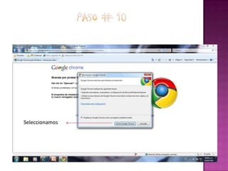 PASO # 10Seleccionamos