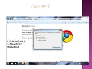 PASO # 11ESPERAMOS A QUE SE TERMINE DE DESCARGAR