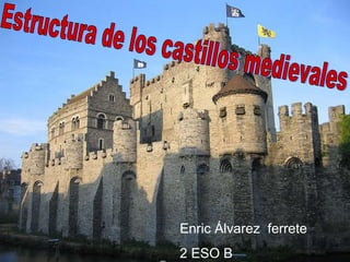 Estructura de los castillos medievales Enric Álvarez  ferrete  2 ESO B 