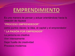 Soñar “ ¿por que? No todos logran lo que sueñan”Convertirse en empresario es un sueño personal