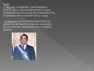 Julio-9 de julio: Inglaterra: Cae un rayo sobre la catedral Minster de York; el incendio resultante se expande por todo el edificio. Sin embargo, los sacerdotes rescatan todos los bienes y no se destruye la Ventana Rosa- 30 de julio: El "número dos" de ETA militar, Eugenio Etxeveste, es detenido por la policía francesa