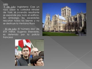 Agosto-11 de agosto: Estados Unidos: Ronald Reagan pronunció las siguientes palabras, mientras probaba un micrófono, sin saber que estaba en el aire (sus palabras fueron radiadas en directo): "Compatriotas americanos, me alegra decirles que hoy he firmado una ley que ilegalizará a Rusia para siempre. Empezamos a bombardear en cinco minutos". -30 de agosto: primer despegue del transbordador espacial Discovery de la NASA. 