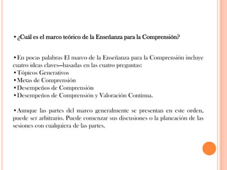 "¿Puedo convencer a los demás - y a mis estudiantes - que lo que vamos a estudiar es importante?"