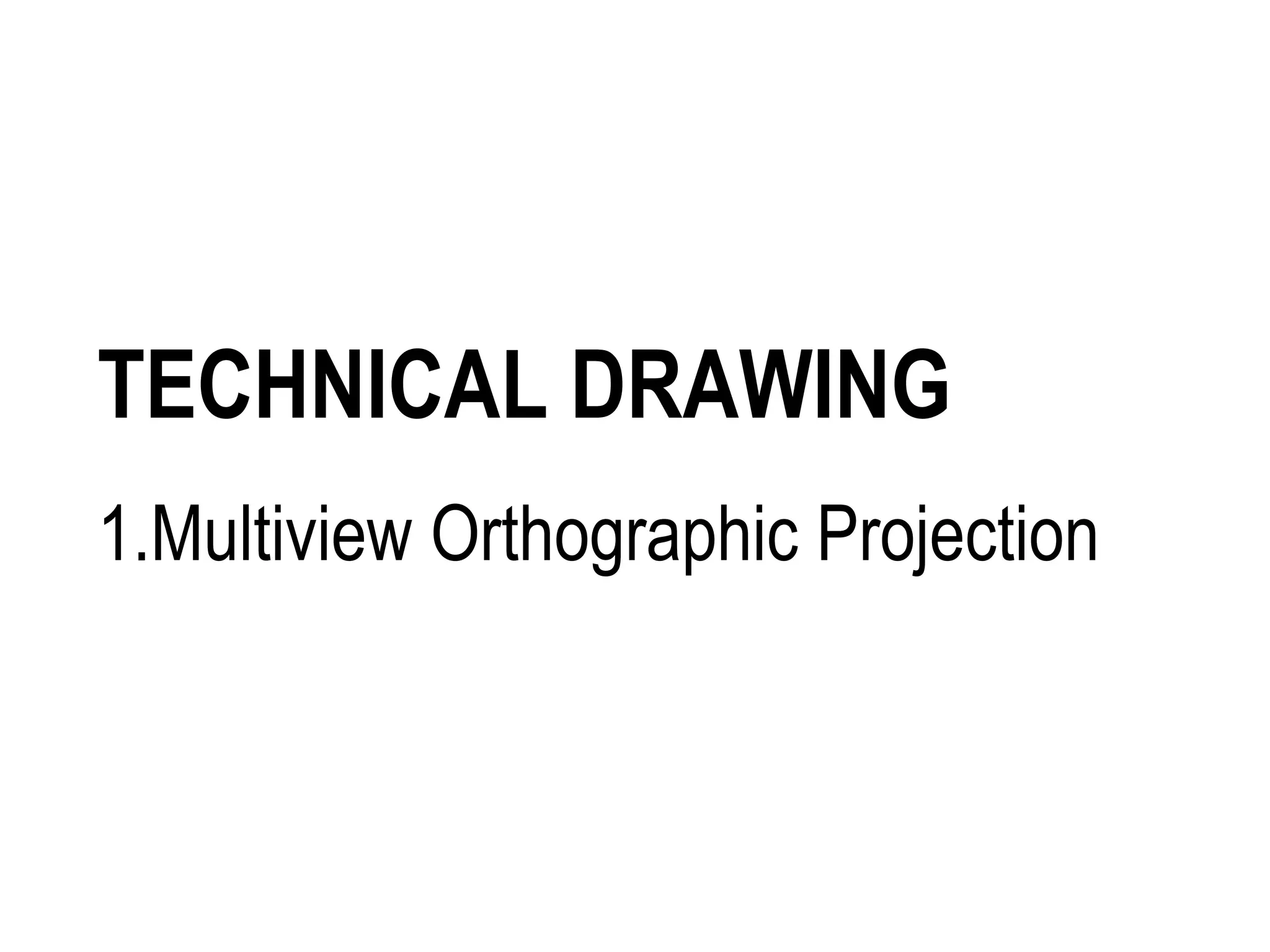 Didactic unit - Technical drawing - M. O. P. | PPT | 3-D Graphics ...
