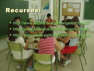 Recursos: http://www.slideshare.net/angelencinas2/sistema-nervioso-presentation-651303 http://www.slideshare.net/juangonzalezleija/lesiones-traumaticas-de-los-nervios-perifericos http://www.insht.es/InshtWeb/Contenidos/Documentacion/TextosOnline/EnciclopediaOIT/tomo1/7.pdf 