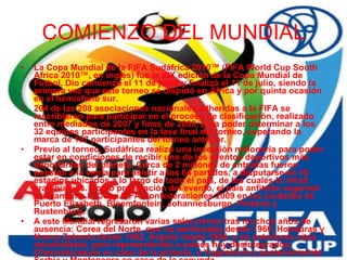 Copa Mundial de la FIFA Sudáfrica 2010