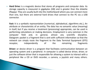 Numeric Data Processor Driver diccionario tecnologico | PPTX
