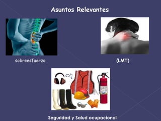 Asuntos Relevantes sobreesfuerzo (LMT) Seguridad y Salud ocupacional 