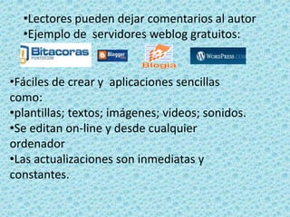 Lectores pueden dejar comentarios al autor