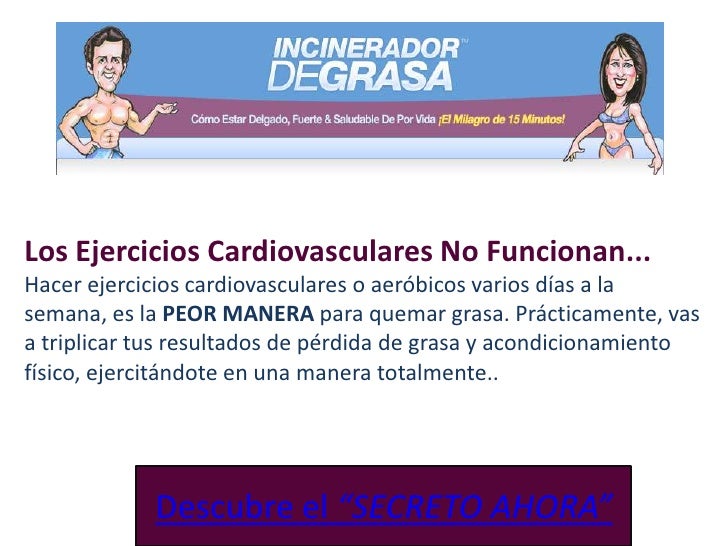 Infomerciales para bajar de peso