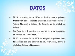 El teletrófono o teléfonoEl teletrófono es el nombre que le dio el inventor italiano Antonio Meucci a su versión del teléfonoaunque ya en 1856 había construido el primer teléfono electromagnético.Alexander Bell fue el primero en patentarlo, a diferencia de Meucci, que no tuvo los recursos para hacerlo ante la Oficina de Patentes de EE.UU. 1876