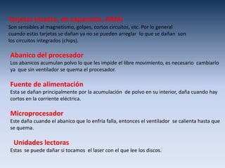Un borrador. Nos es de gran utilidad  para limpiar los conectores de las  tarjetas  y memorias.Para la limpieza externa:Tela (micro fibra).  Podría servirnos un pedazo de tela, pero  esta es especial  incluso líquido para limpiar pantalla.  Necesario en la limpieza  del cristal  de los monitores  CRT y LCD.