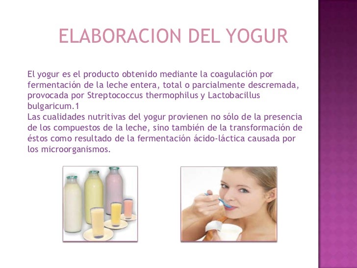 Pasos para elaborar un yogurt