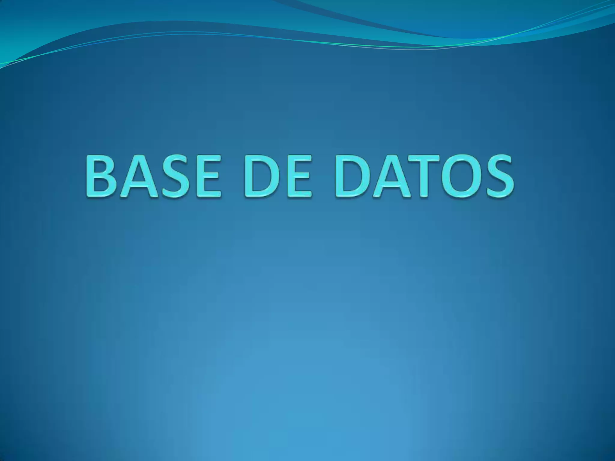 BASE DE DATOS 