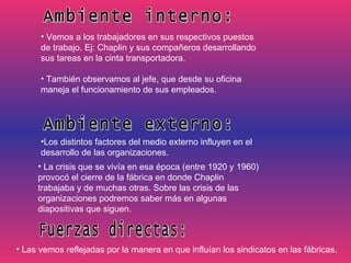 Ambiente interno: Ambiente externo: ,[object Object],[object Object],[object Object],[object Object],Fuerzas directas: ,[object Object]