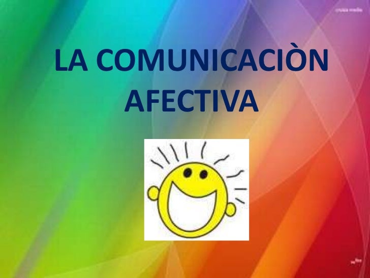Comunicación afectiva
