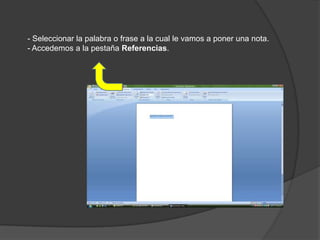 En Estilos disponibles, busque el estilo que haya aplicado a los títulos del documento.