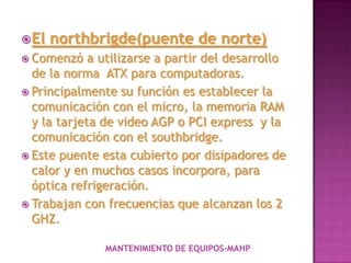 Otros: San Diego, Toledo.MANTENIMIENTO DE EQUIPOS-MAHP