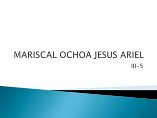 MARISCAL OCHOA JESUS ARIEL III-5 