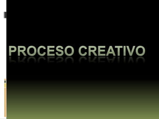PROCESO CREATIVO,[object Object]